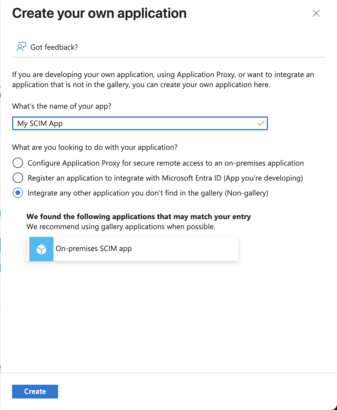 Give your app a unique name. Give your app a unique name.